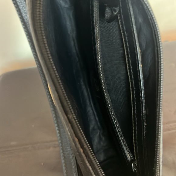 GUCCI black canvas and leather crossbody vintage purse bag - Picture 11 of 17